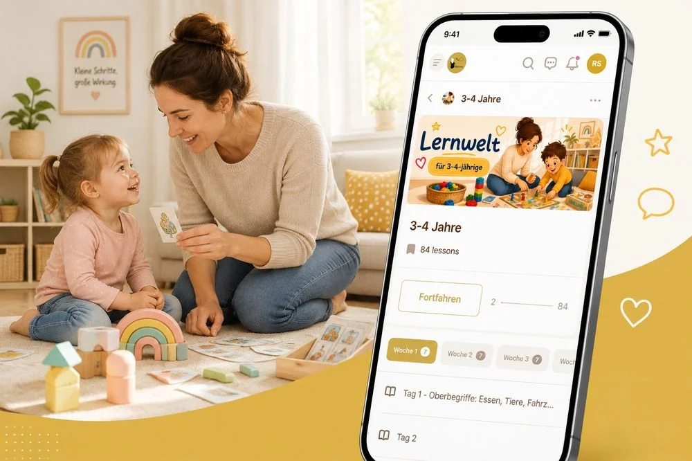 Gemeinsam üben mit der Talk2Kids Lernapp