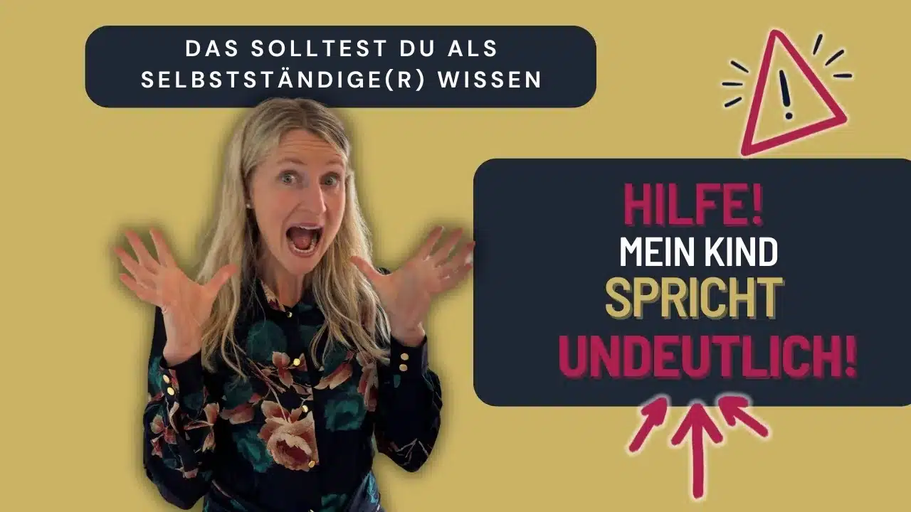 Vorschaubild zum Video: Zwei häufige Gründe für undeutliches Sprechen